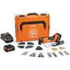 FEIN Multimaster AMM 500 Plus Top 2.0 Ah AS, con 30 accessori per lavori di ristrutturazione e rinnovo, compatibile con AMPShare/BOSCH 18V, con caricabatteria GAL 1880 e 2 batterie Li-Ion 18V/2Ah