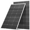 VEVOR Modulo Solare Monocristallino 2 Pezzi da 100 W ad Alta Efficienza con Uscita MC4 Stabile e Telaio in Alluminio, Impermeabile IP65 per Applicazioni su Tetti Piani per Auto, Barche, Camper