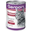 Gemon Cat Adult Bocconcini con Manzo - Cibo Umido Gatto, 415g