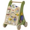 Tiny Love Walk Behind Carrello Primi Passi in Legno e Centro Attività Montessori, 12 Giochi Interattivi, Supporta Capacità Motorie e Sviluppo, Ruote Gommate Antiscivolo, 12+ Mesi, Born To Party
