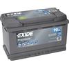 EXIDE Batteria 90, Ah 720, A/EN EA900 L 315mm B 175mm H 190mm Compatibilità con VW Golf IV Hatchback 1J1 Golf V Hatchback 1K1, BMW 3 Sedan E90, RENAULT TRAFIC II Furgonato FL, AUDI A3 Sportback 8PA