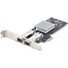 StarTech.com Scheda di Rete SFP GbE a 2 Porte, PCIe 2.1 x1, Intel I210-IS, Controller 1GbE, 1000BASE rame/fibra ottica, NIC Gigabit Ethernet due porte, backplane desktop/server - Windows e Linux [P021GI-NETWORK-CARD]