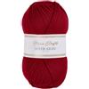 Utopia Crafts Super Aran - Filato per lavori a maglia e uncinetto, 100 g, colore: rosso rubino