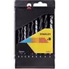STANLEY Cassette con 9 brocas combinadas HSS-R metal: - Unid: 9