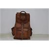 Fatto a mano Zaino uomo pelle 20" zaino vintage laptop marrone messenger nuovo 16"