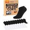 sockenkauf24 10 Paia Calzini Corti Uomo Donna Calze Corte Cotone Traspiranti (Colorato 35-38)