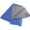 CAMON Coperta trapuntata "Lux" Blu/Grigio Dimensioni: 250x140 cm - CC125
