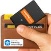 easyTag Card Tracker (Solo Samsung) - Smart Tag slim e globale per il tracciamento di portafogli, borse, valigie e bagagli. Tag intelligente ricaricabile compatibile con l'app Samsung SmartThings.