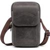Hengwin Borsa in pelle con cintura e clip da cintura per iPhone 16 Pro Ma 16 Plus iPhone 15 14 13 Pro Max, per Galaxy S25 S24 S23 Ultra S25+ Organizzatore Marsupio con cinturino lungo per il corpo