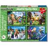 Ravensburger - Puzzle Bambini 5 Anni 4x100 Pezzi, Minecraft - Puzzle 5 Anni, Collezione Minecraft, Include 4 Puzzle 100 Pezzi, Giochi Educativi, Idee Regalo
