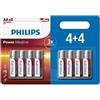 Philips Power Alkaline Battery LR6P8BP/8 Non -rechargeable batteries (Alkaline, AA, 1.5 V)