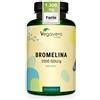 BROMELINA Forte Drenante | 1.300 Mg (5.000 F.I.P./G) | Con Capsule Gastroresiste