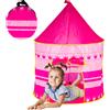 BAKAJI Tenda per Bambini Salvaspazio con Borsa Trasporto Gioco Rosa Interno e Esterno