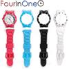 BAKAJI Orologio Da Polso In Silicone Con 4 Cinturini Personalizzabili Four In One