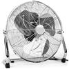 BAKAJI Ventilatore da terra Acciaio 90 W Pale Alluminio 45 cm 3 Velocita Oscillante
