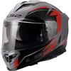 Ls2 Casco Moto Integrale LS2 FF818 STORM III DYNAMO Grigio Rosso