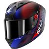 Shark Casco Moto Integrale Shark AERON SPEED-TECH Mat Carbon Blu R