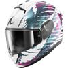 Shark Casco Moto Integrale Shark RIDILL 2 REPTAIA Bianco Viola Cam