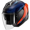 Shark Casco Moto Jet Shark SKWAL i3 JET MEKARIUM Nero Cromo Aranci