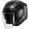 Shark Casco Moto Jet Shark SKWAL JET SHIEVER Mat Nero Antracite Si