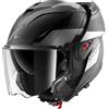 Shark Casco Moto modulare P/J Shark OXO MEKARIUM Mat Antracite Cro