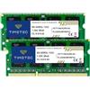 Timetec 16GB KIT (2x8GB) DDR3L 1333 MHz PC3-10600 Non ECC Unbuffered 1.35 V CL9 2Rx8 Dual Rank 204 Pin SODIMM Laptop PC Memoria del computer Modulo RAM Aggiornamento
