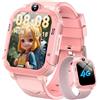 Blackview Smartwatch per Bambini Smartwatch GPS+LBS+Wi-Fi Tracciatrice, SOS, 4G Chiamate, Chat vocale, Videochiamata, SMS, Gioco, Fotocamera, Calcolatrice, Contapassi, Sveglia per Regalo Bambini