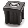 Ganter Normelemente | Boccole, tappi filettati tubi quadrati | 2 pezzi | V25 x V22 x M8 | GN 448-V25-V22-M8