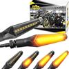 Area1 Set di frecce a LED per moto, omologate, E-geprüft (2 pezzi) M8 con effetto luce di marcia compatibile con (AD109 (freccia))