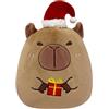 COSORO Capybara Dolls Plush Toy,25 cm Cute Xmas Plush Pillow Toys Stuffed Capybara Doll Toy,Christmas Plushies Soft Toys,Christmas Collection Cuddly Toy for Kids Girls Boys Xmas New Year Gift