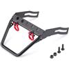 Dilwe Paraurti Anteriore RC, Paraurti Anticollisione in Acciaio per Axial SCX10 1/10 Auto d'arrampicata RC(piatta)