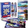MISITU Confezione da 3 mini puzzle da 150 pezzi per adulti, piccoli puzzle da ghiacciaio