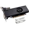 QTHREE Radeon RX 550 Low Profile Scheda Video, 4GB GDDR5 128-bit, DVI-D, HDMI, VGA, PCI Express x8, Gaming Scheda Grafica, DirectX 12, Computer GPU