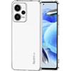 NEW'C Cover per Xiaomi Redmi Note 12 Pro+, Custodia Gel Trasparente Morbida Silicone Sottile TPU [Ultra Leggera e Chiaro]