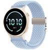 RUIMAYA Cinturini per Smartwatch Compatibili con Garmin Vivoactive 6/5/3/Venu 2 Plus, Cinturino per Orologio in Nylon Intrecciato per Vivomove 3/Sport/Style/Luxe/Trend/HR (Azzurro, 20mm)