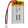 Sunkoo Batteria ai polimeri di litio 3,7 V 350 mAh 602035 ricaricabile con cavo connettore JST per altoparlanti e dispositivi wireless