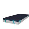 Cecotec Coprimaterasso Flow topdeluxe 150x200. 100% nucleo viscoelastico, cinturini elastici anti -slip, alta fermezza media, altezza 7 cm, sistema easyclean, imbottito, aspirapolvere, anti -acqua