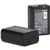 DSTE 2x NP-FW50 Ricaricabile Li-ion Batteria Compatibile per Sony ZV-E10 RX10 IV Alpha a7 7R a7R a3000 a6000 NEX-3 NEX-3N NEX-5 NEX-5N NEX-5R NEX-5T NEX-6