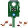 LEMENG Repellente per Gatti, Dissuasori per Piccioni, 2025 Nuovo Ultrasuoni Solare Repellente Gatti Repeller per Piccioni,Uccelli,Cani,Topi,Volpi, Ultrasound per Animali