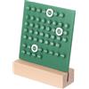 PATIKIL Calendario Perpetuo in Legno, Supporto per Calendario in Acrilico da Tavolo con Display di Mese Settimana Data per Ufficio Negozio Casa, Verde