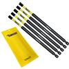 SabreCut 5 punte per cacciavite a impatto magnetico SabreCut SCRH6152_5 152 mm H6 magnetiche Set Single Ended Heavy Duty compatibile con Dewalt Milwaukee Bosch Makita e altri
