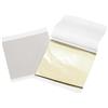 QUARKZMAN 100 Pz di Fogli di Lamina 3.5 x 3.5 Argento Champagne | fogli di Carta, per Fai-da-Te, Pittura Unghie Resina Decorazione Mobili