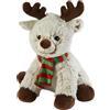 Warmies Peluche Renna Marshmallow Pesato Utilizzabile nel Microonde con Profumo di Lavanda Francese, Borsa di Grano Caldo o Freddo per un fresco relax e un caldo sollievo
