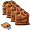 ZHIERNA 4 sacchetti per scarpe da viaggio per uomo e donna, sacchetto per scarpe con cordoncino, 45×35 cm, lavabile e riutilizzabile, pieghevole e resistente, sacchetto antipolvere per viaggi e conservazione