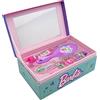 Joy Toy Barbie portagioie con 6 Accessori - 18x11,5x7 cm - 22783