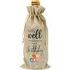 CAPASTEC Borse Per Vino Riutilizzabili 1Pc Poliestere Khaki Con Coulisse