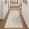 PureCozy Vintage Tappeto Cucina Antiscivolo Lavabile 60x180cm Beige Passatoia Corridoio Scendiletto Camera da Letto Sala Ufficio Lungo Carpet Pelo Corto Morbido Rug