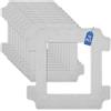 Mzzdk 10 Pezzi per Ecovacs Winbot W2S/W2S Omni Panno Pulizia Kit, Robot Lavavetri Finestre Panni in Microfibra Lavabili, per Pulire Efficacemente Macchie, Polvere Dalle Finestre