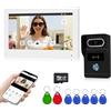 OBO HANDS Kit Videocitofono 2 fili Monofamiliare Citofoni, Visione Notturna 1080p,Audio Bidirezionale,Citofono con Tuya Sblocco Remoto,Facile Installazione