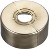 PATIKIL Flangia Divisa a Parete, 20/25/32mm Copri Tubi Termosifoni Copertura Piastra Rotonda in ABS Spessore Tagliabile per Tubo Acqua Rubinetto Decorazione,30mm Altezza, Grigio